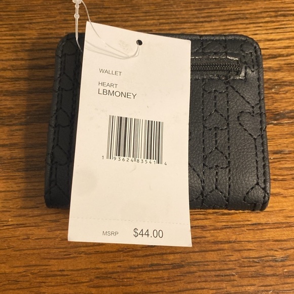 Betsey Johnson Heart Print Bi-Fold Wallet - Picture 6 of 6